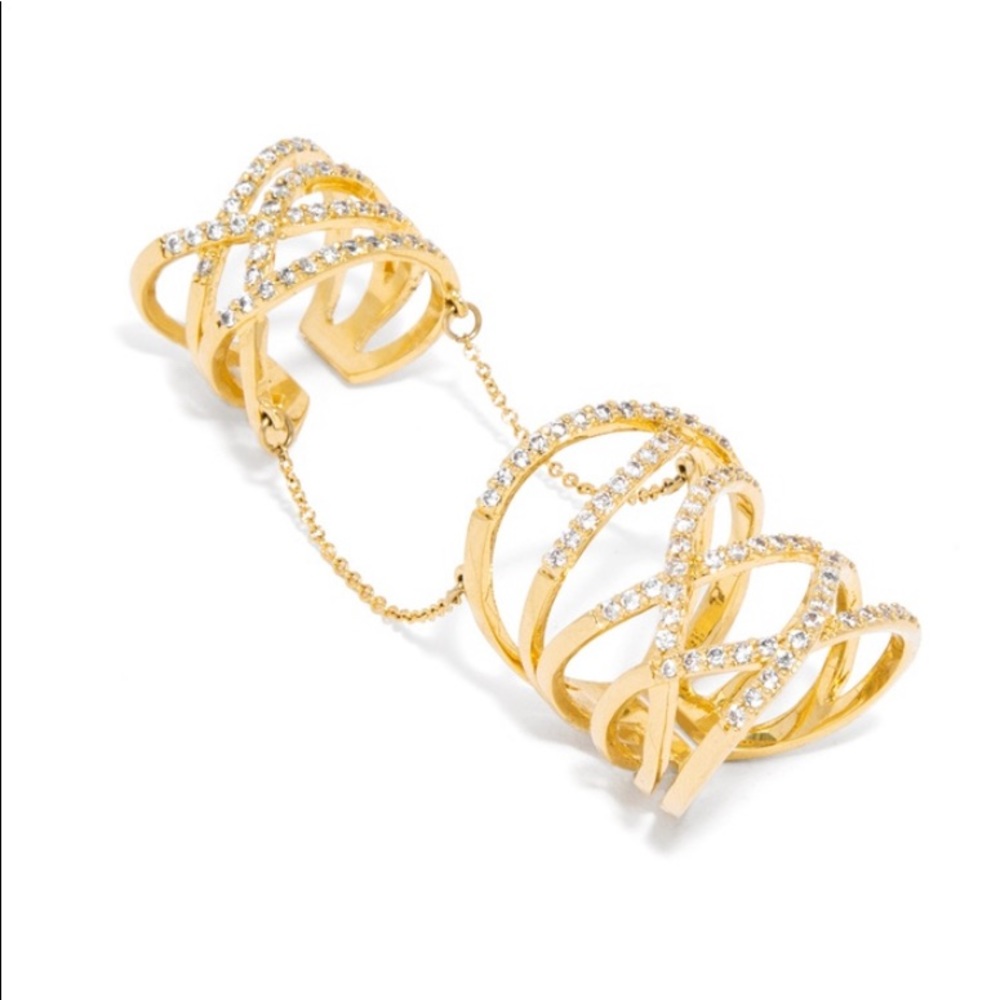 Baublebar Ice Bandage Ring Size 8 sold out NEW